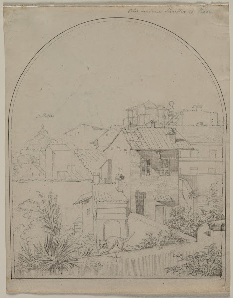 View From My Window In Rome C 1819