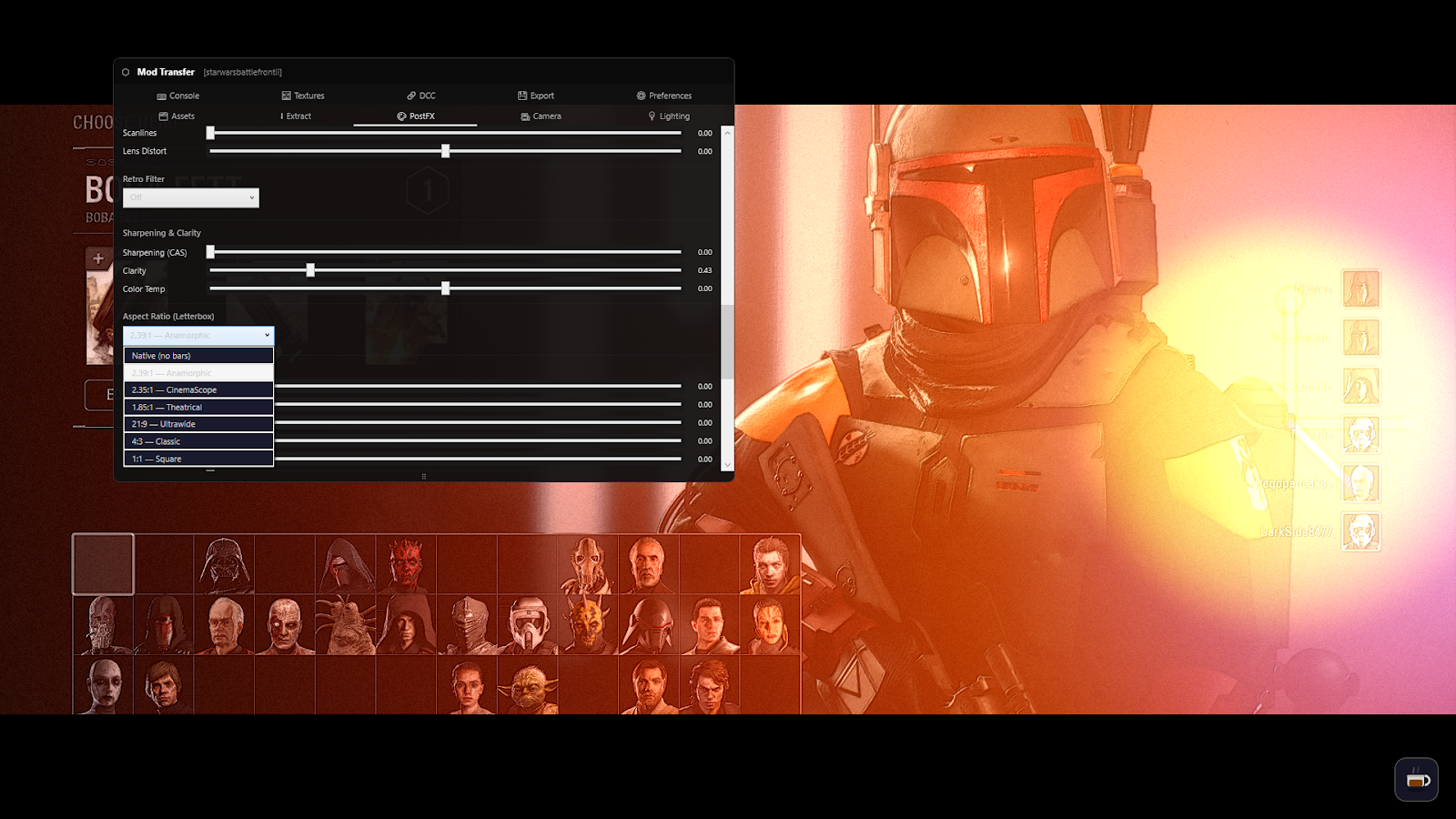 Mod Transfer Interface 95