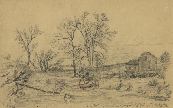 Old mill on Mountain Run near Culpepper Court House Va Apr 21 1864 1864