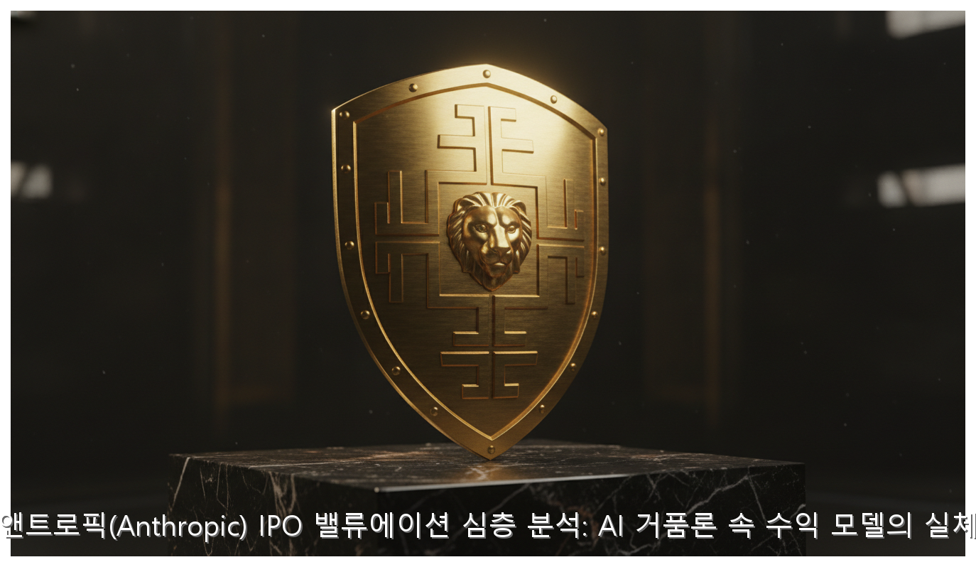 앤트로픽(Anthropic) IPO 밸류에이션 심층 분석: AI 거품론 속 수익 모델의 실체 핵심 안내 및 분석 인포그래픽 (6)