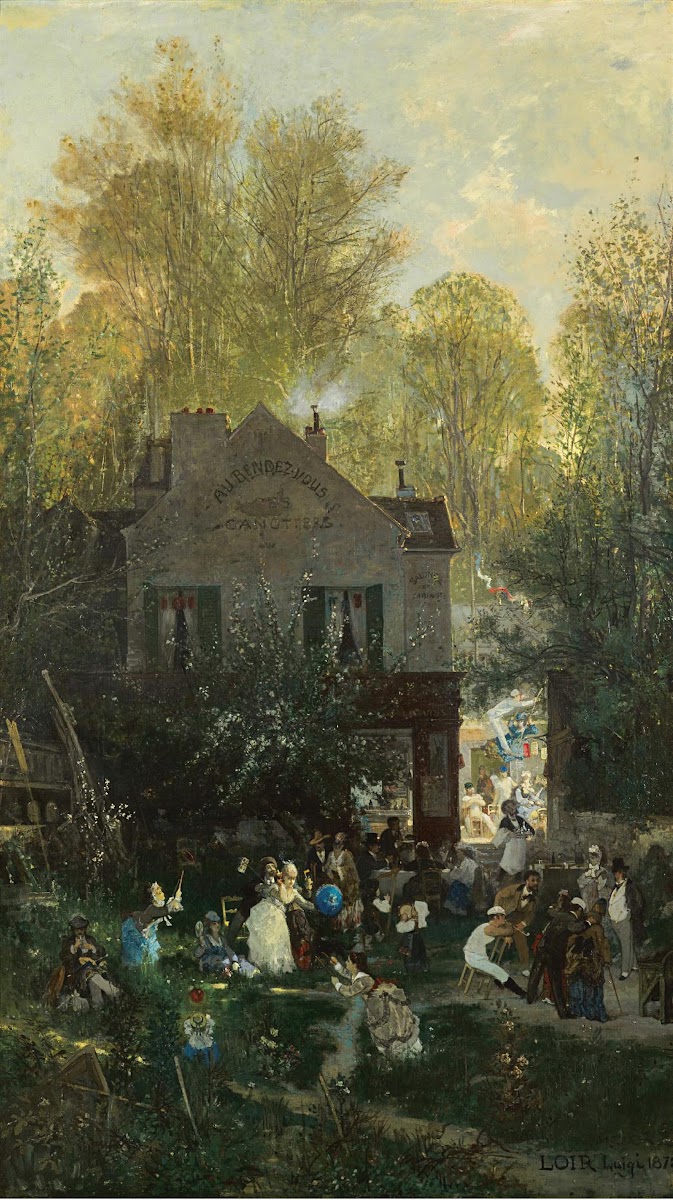 Au rendez vous des canotiers 1872
