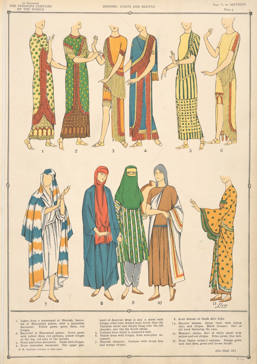 Assyrian  Dresses coats and shawls 1926 1927