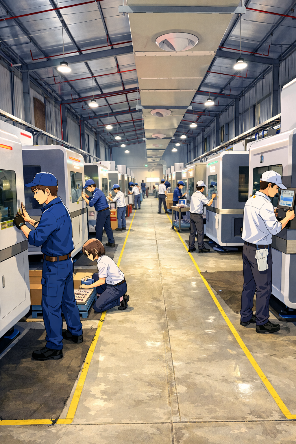 Multi-wire cutting workshop