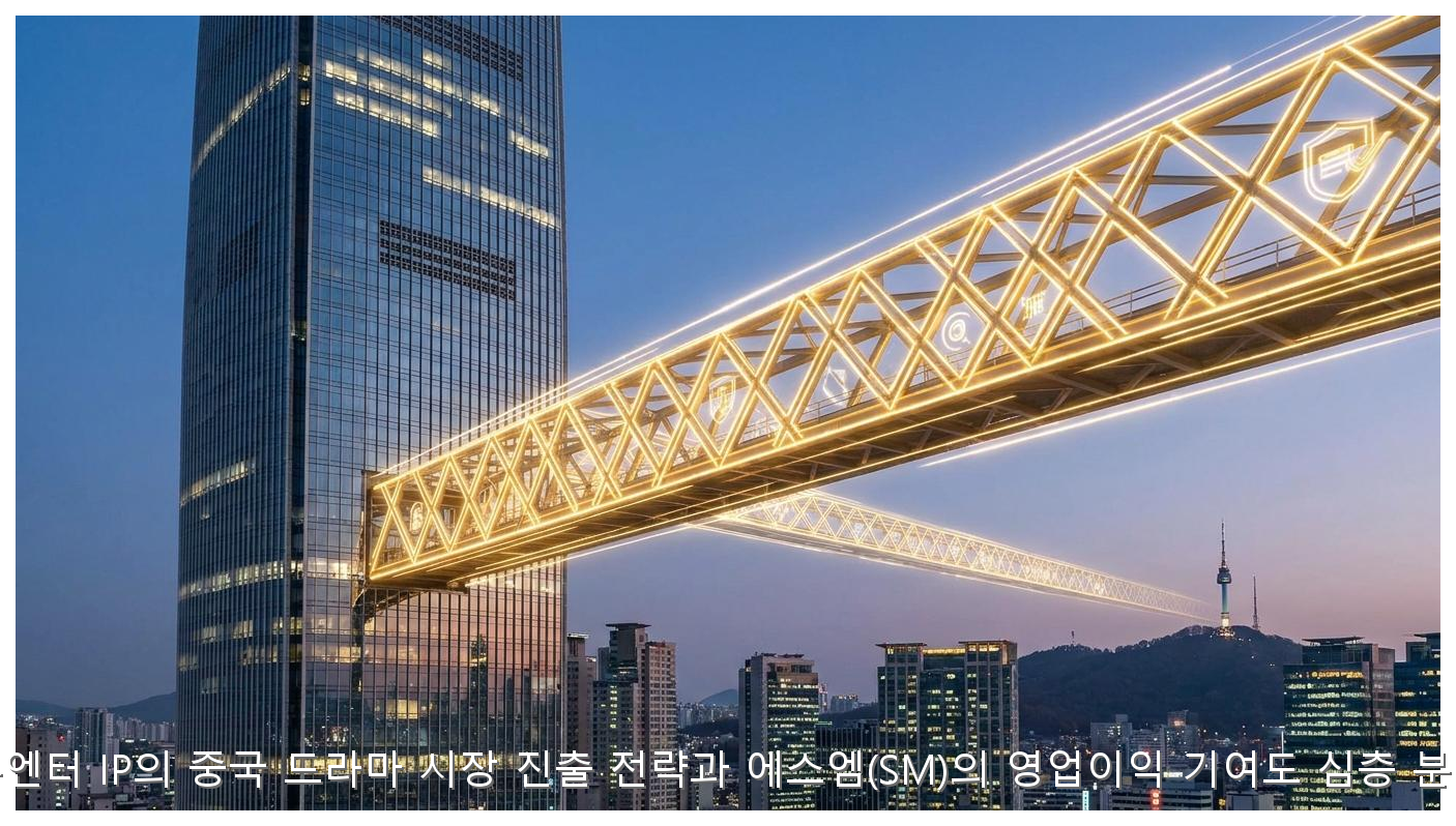 K-엔터 IP의 중국 드라마 시장 진출 전략과 에스엠(SM)의 영업이익 기여도 심층 분석 핵심 안내 및 분석 인포그래픽 (7)