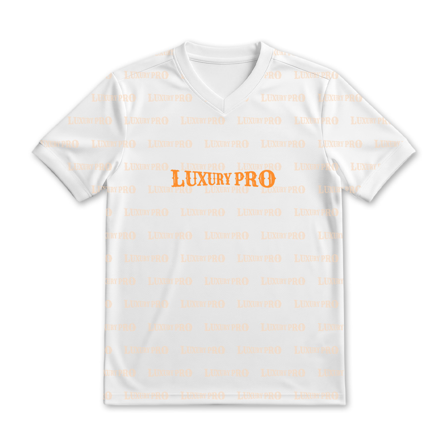 AOP MEG Children's Football V-neck Short Sleeve