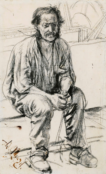 Young Seated Worker