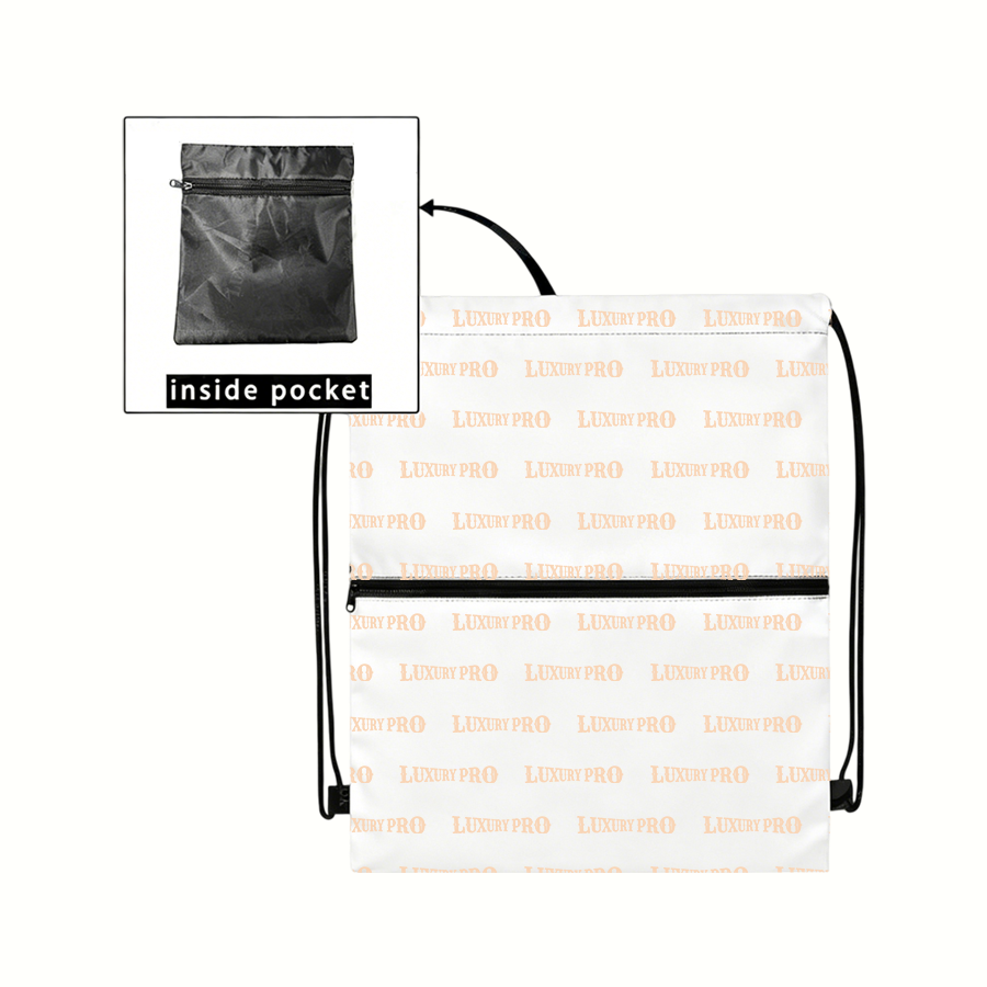 Casual Zipper Drawstring Backpack