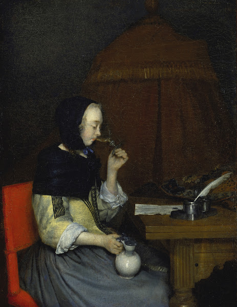 Woman with Wine Glass ca 1656  1657
