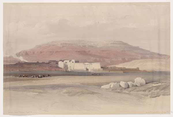 Medint sic Abou Medinet Habu Thebes Dec 8th 1838 1846 1849