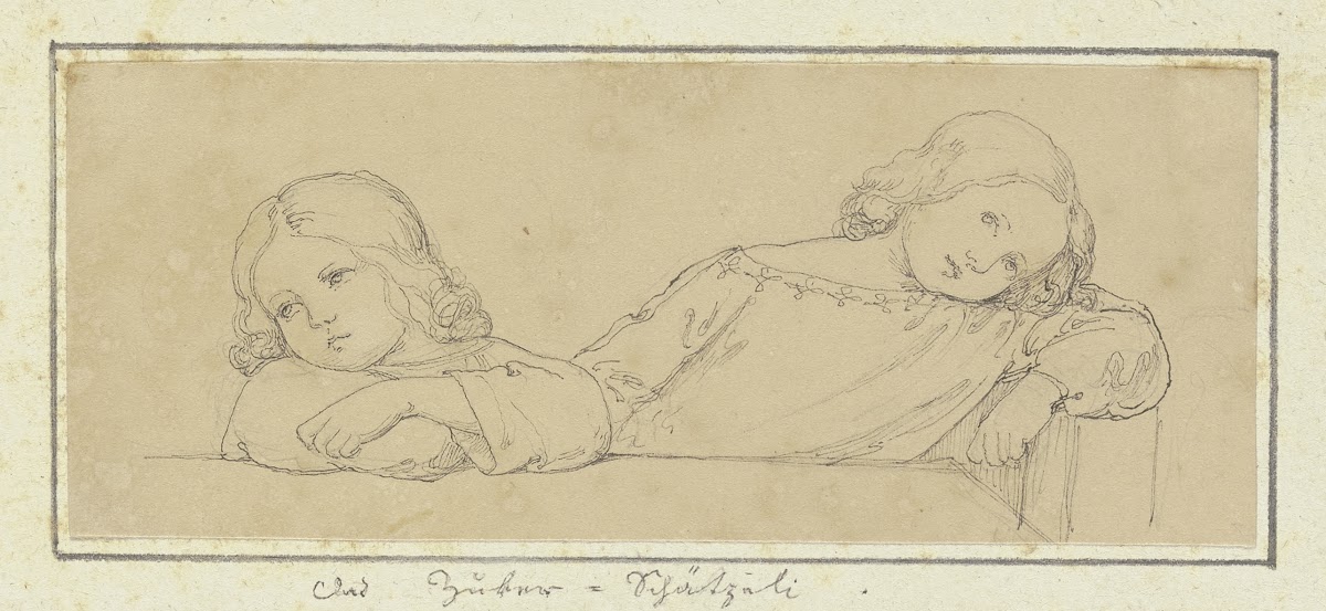 Two Children At The Table