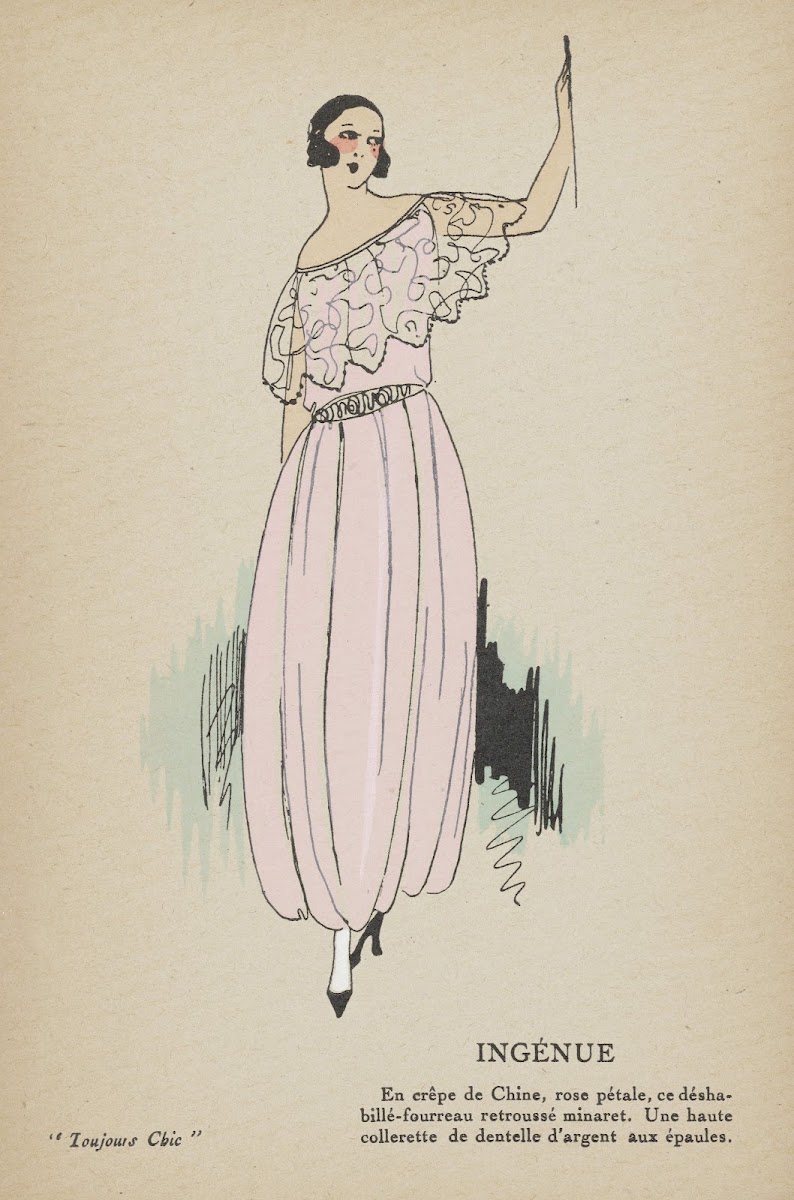 Toujours Chic Les Deshabillés  Ingénue 1921 1922