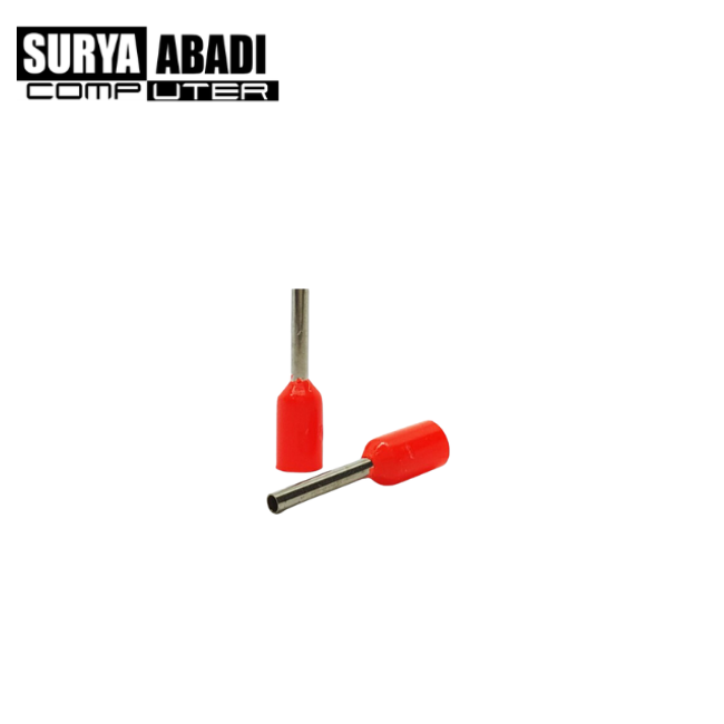 SKUN INSULATED FERRULES E0508 KABEL 0.5MM MERAH
