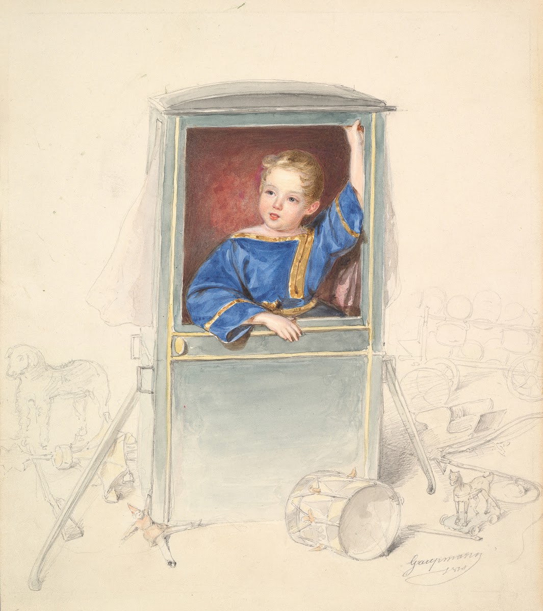 Prince Paul Clemens von Metternich as a Child Surrounded by Toys 1841