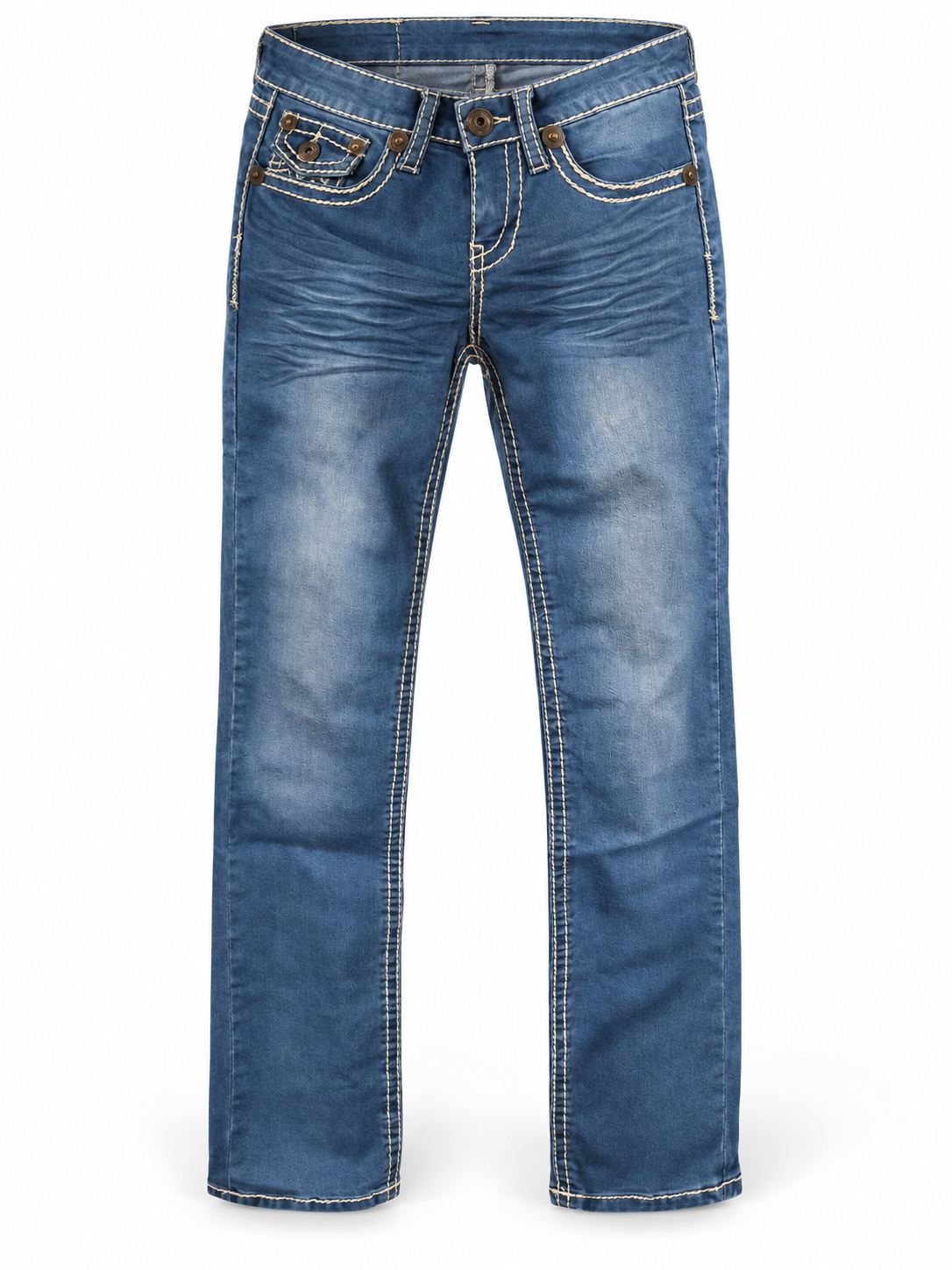 Blugi - Blugi denim jeans - s - albstru