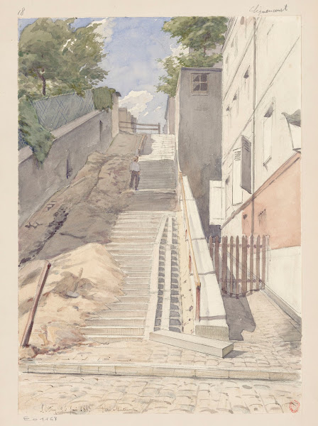 Paris Montmartre  18è Clignancourt 1883