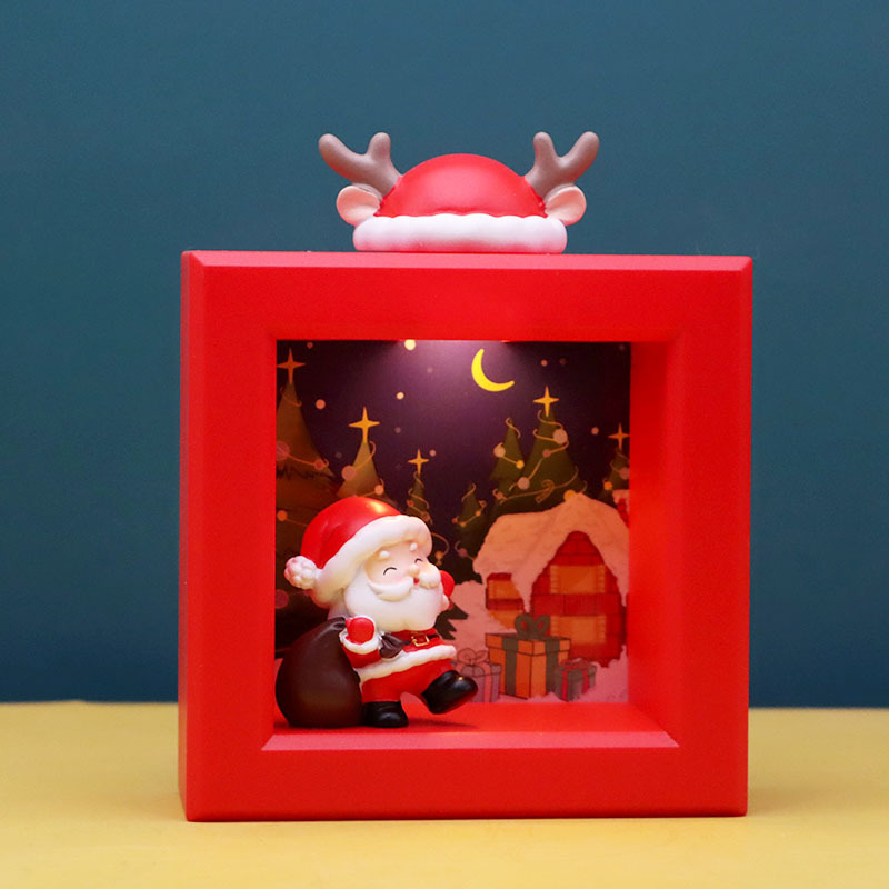 Decorative Christmas Night Light with Star Light