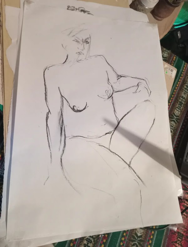 Sesión de Dibujo con Modelo Vivo