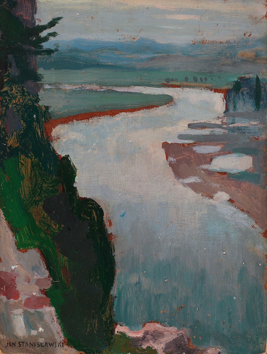 Vistula River at Tyniec 1905