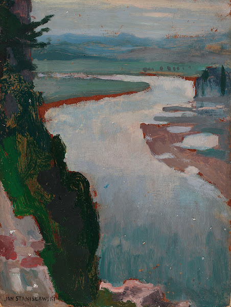 Vistula River at Tyniec 1905