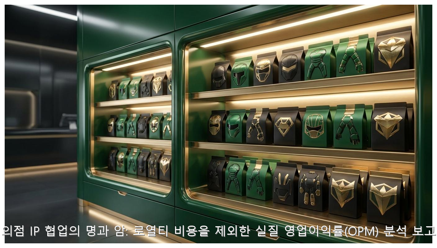 편의점 IP 협업의 명과 암: 로열티 비용을 제외한 실질 영업이익률(OPM) 분석 보고서 핵심 안내 및 분석 인포그래픽 (2)