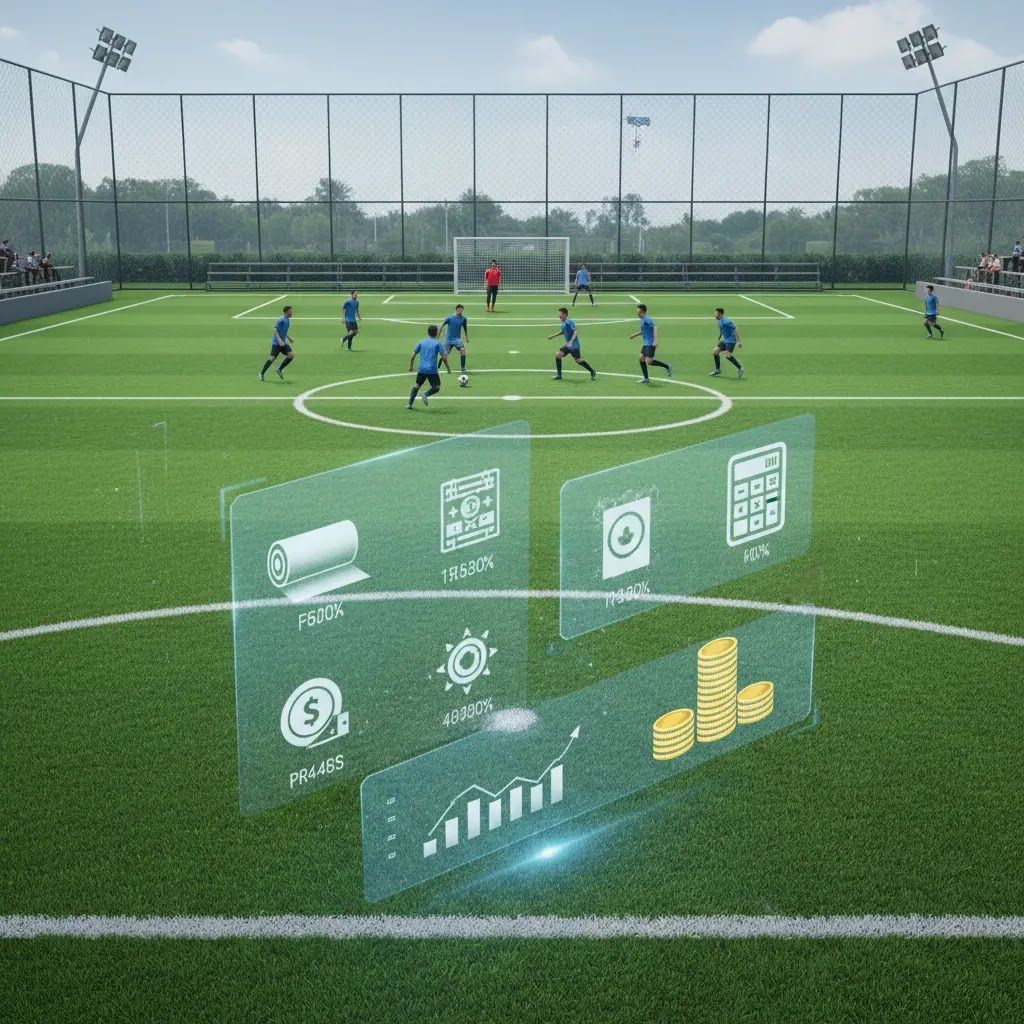 Berapa harga rumput sintetis untuk lapangan futsal