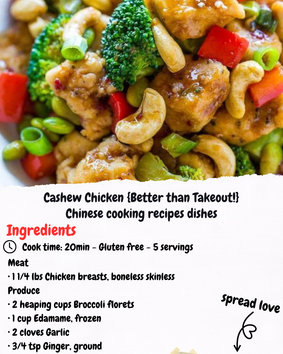 Cashew Chicken {Better than Takeout!} Chinese cooking recipes dishes