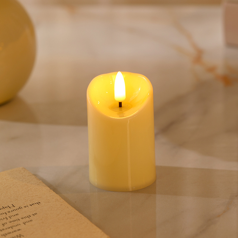 Realistic LED Pillar Candles