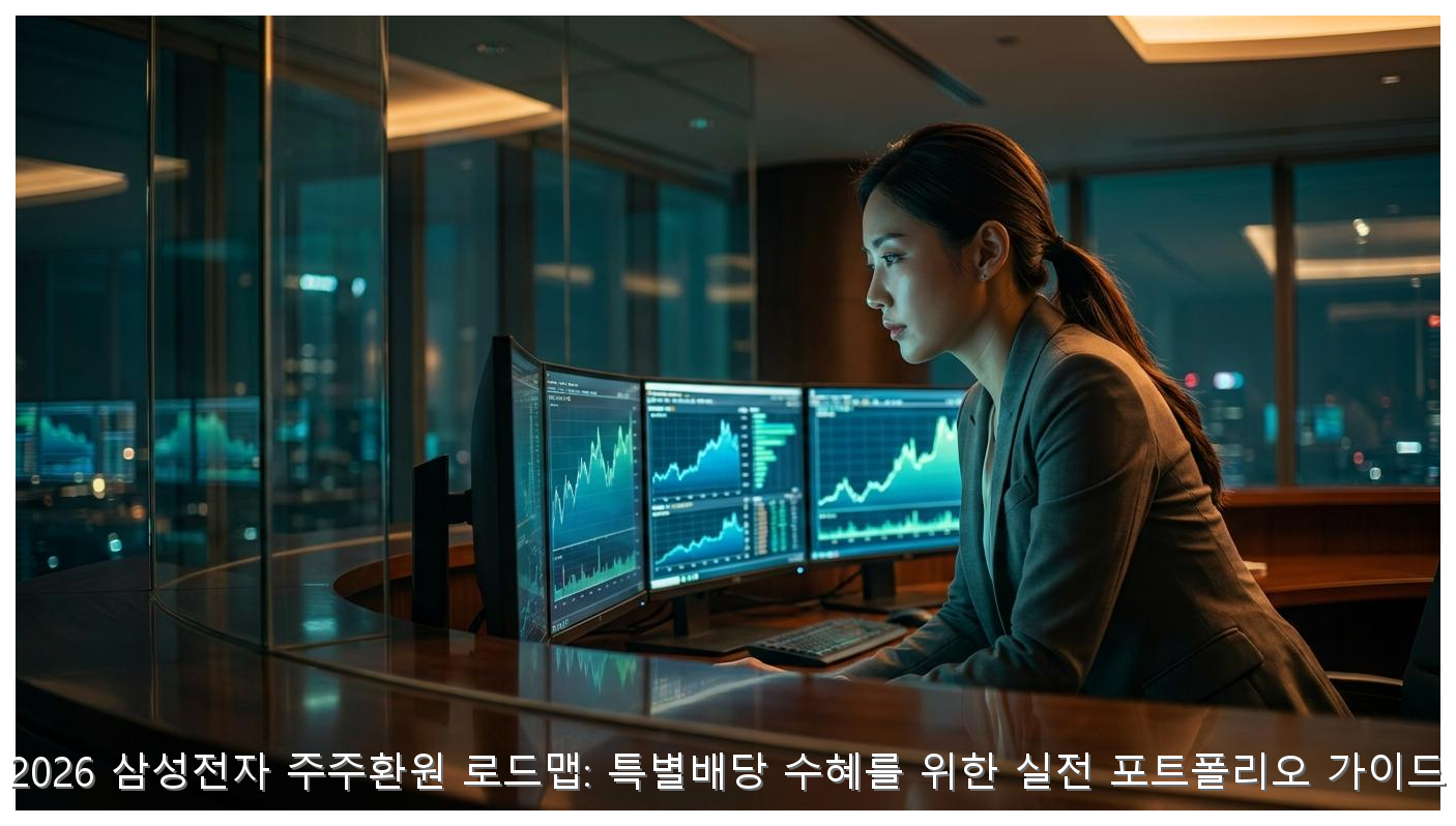 2026 삼성전자 주주환원 로드맵: 특별배당 수혜를 위한 실전 포트폴리오 가이드 핵심 안내 및 분석 인포그래픽 (4)
