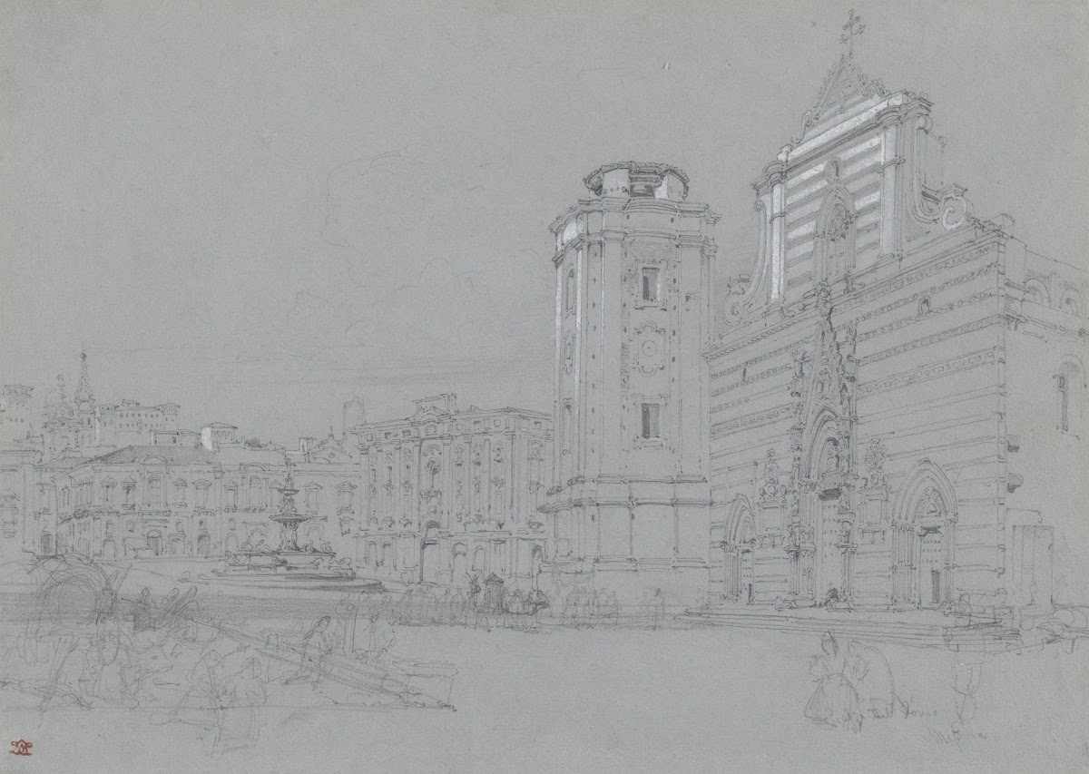 Piazza del Duomo Messina Sicily 183536