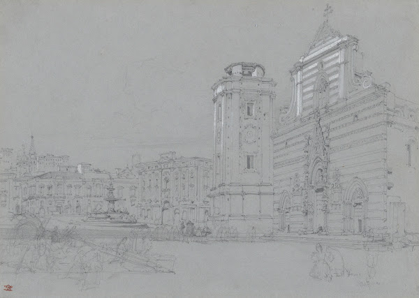 Piazza del Duomo Messina Sicily 183536