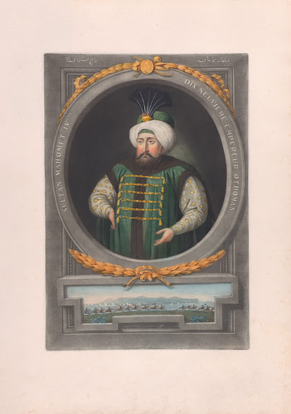 A series of portraits of the emperors of Turkey Pl25 1815