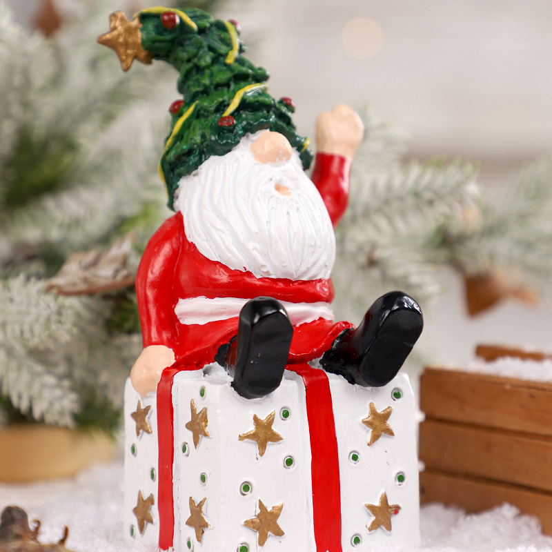 Decorative Gnome Figure Made of Resin
