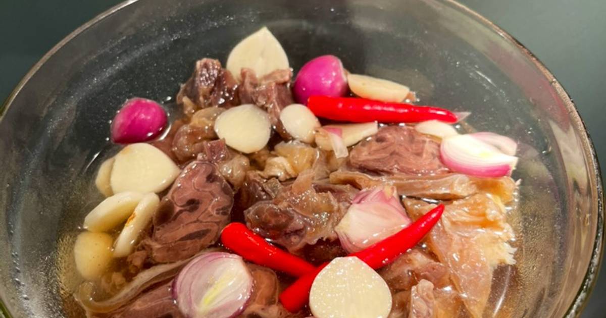 Bắp bò ngâm giấm
