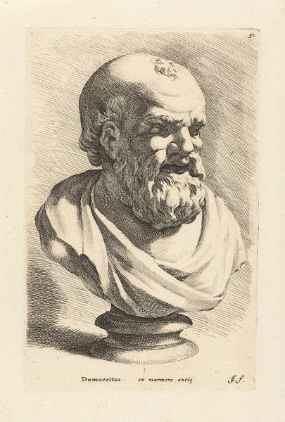 Portrait bust of Democritus 1666 1671
