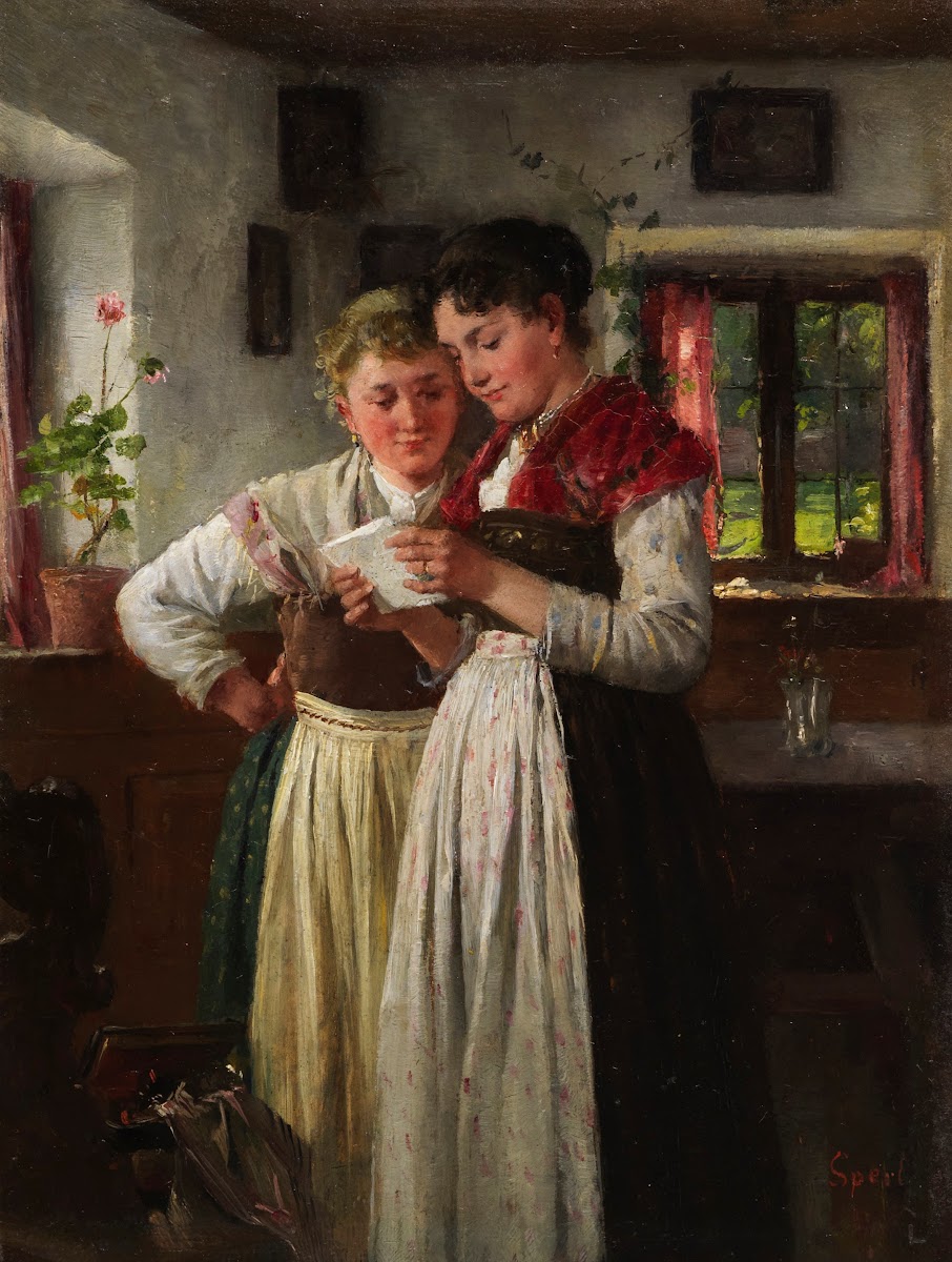 Der Liebesbrief ca 1885