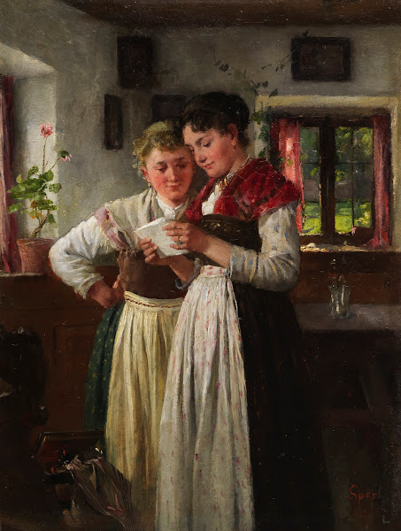 Der Liebesbrief ca 1885