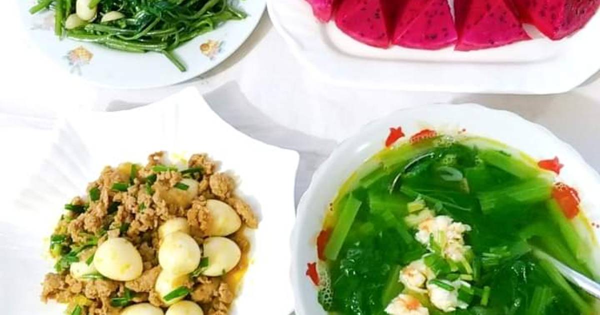 Mâm cơm gia đình thời Covid 19