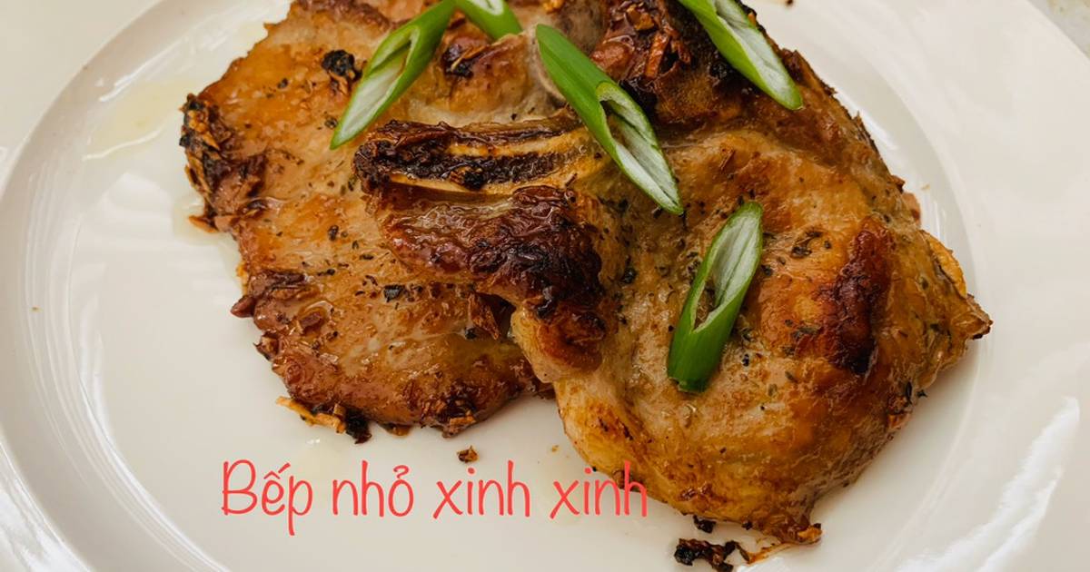 Thịt cốt lết rim mật ong 🍯