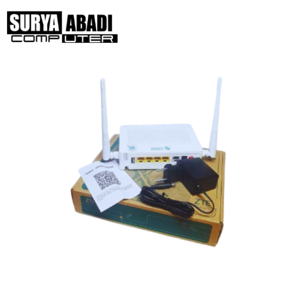 XPON ZTE F663N V3a+Adaptor by AMD Baru Ori