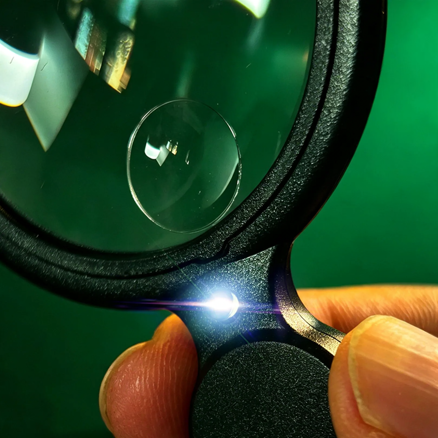 LED Magnifying Lamp, 4x Magnification, Model 11B-2