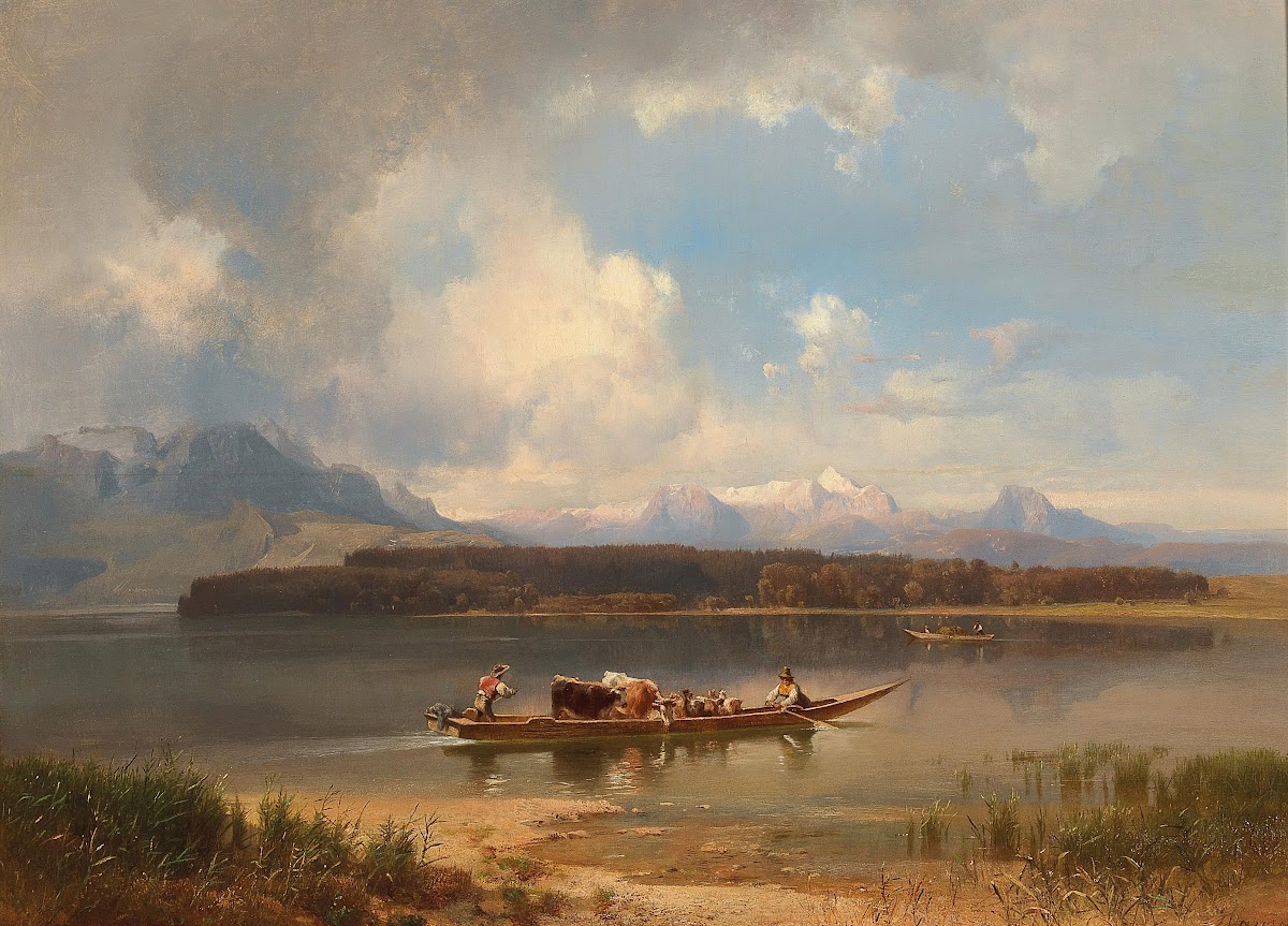 Der Chiemsee Im Herbst