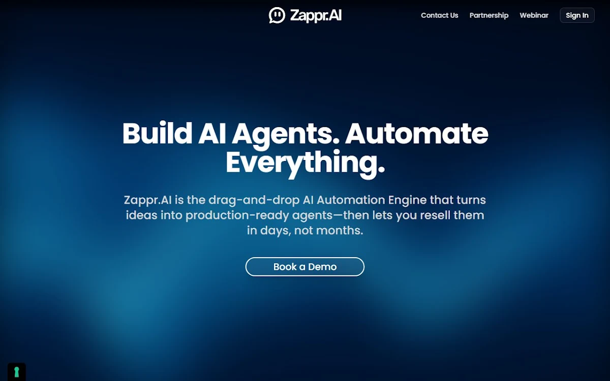 Captura de Zappr AI