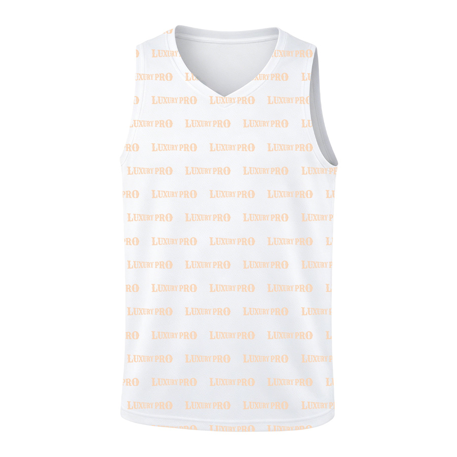 AOP MEG V Neck Basketball Jersey