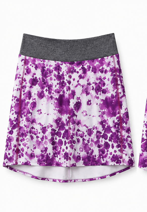 Dama - Fustă sport fullbeauty SPORT mov floral - 18/20