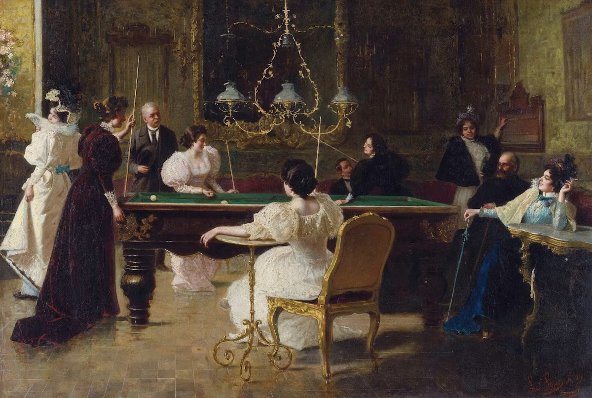 The Billiards Players 1897