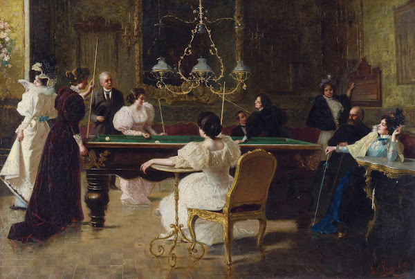 The Billiards Players 1897