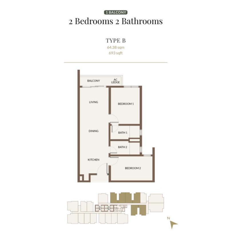 Aethera Residences — 戶型圖