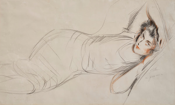 Portrait of Yvonne Alexandre de Boismartin 1920