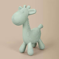 Прорезыватель детский силиконовый Twins Giraffe green