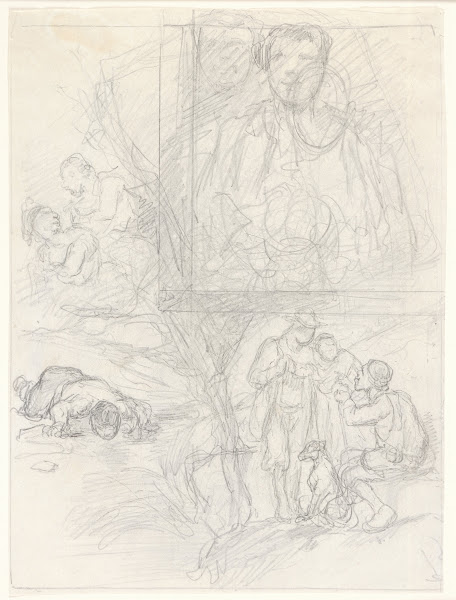 Study for Sheet Music Cover 19th century